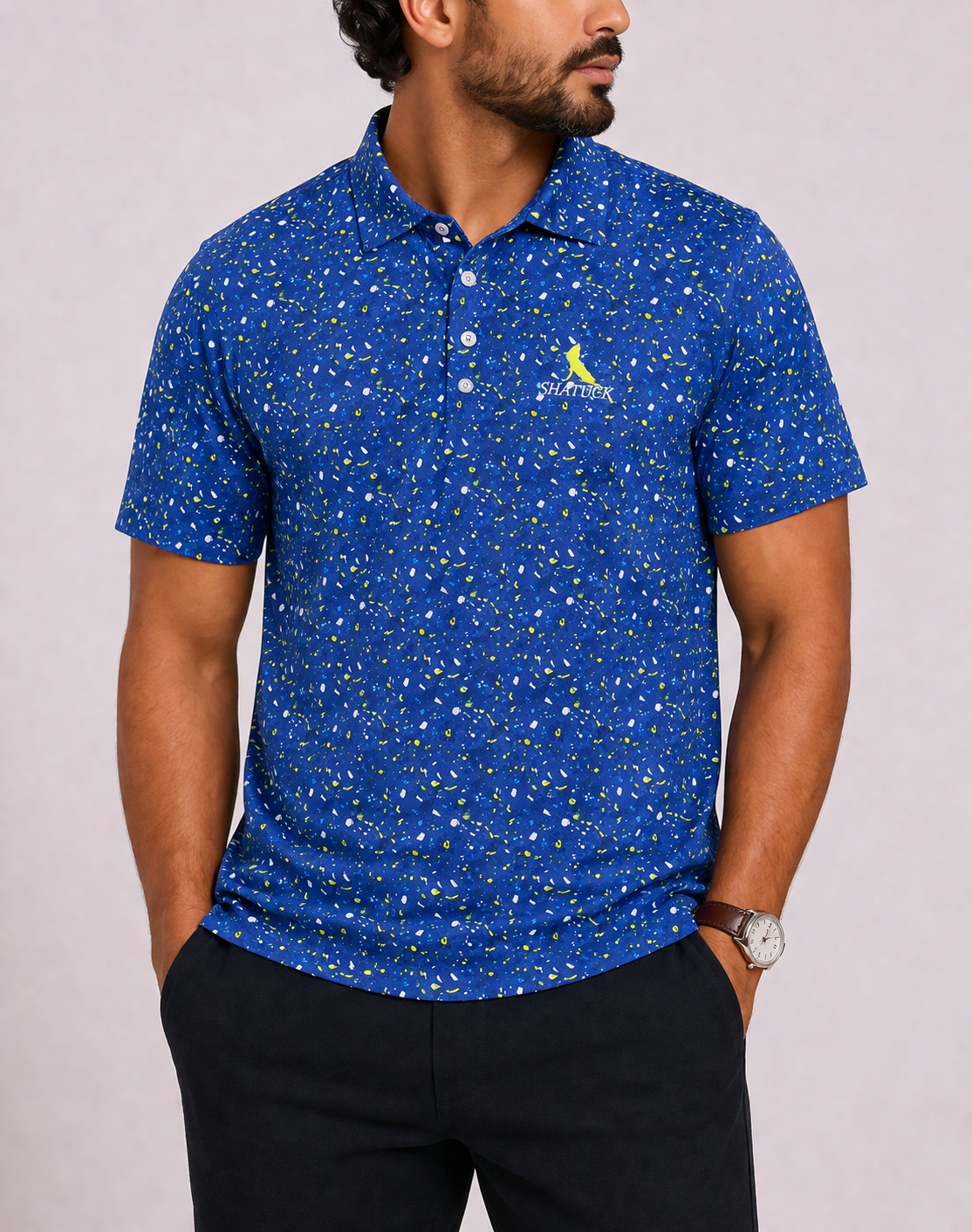 Fj Men Sport Blue Polo T Shirt