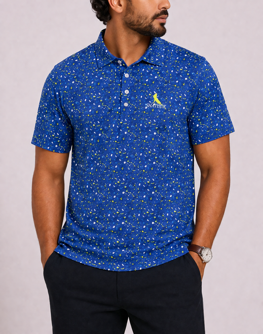 Fj Men Sport Blue Polo T Shirt