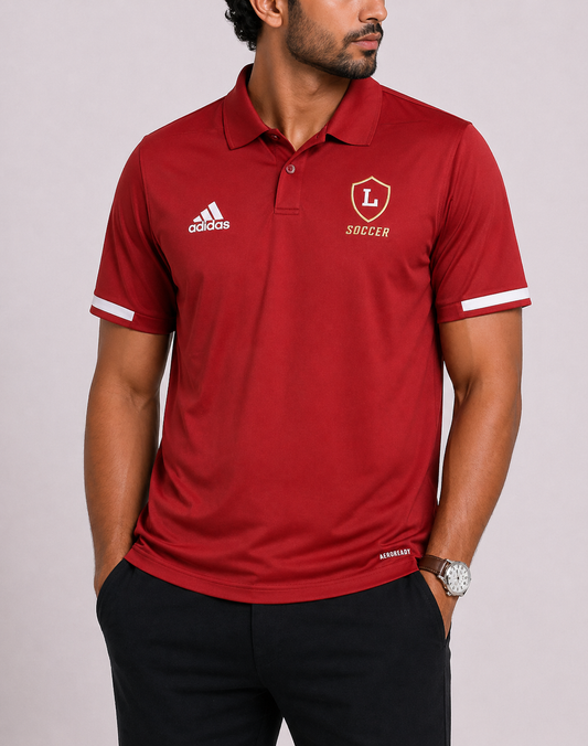 Adidas Men Sport Red Polo T Shirt