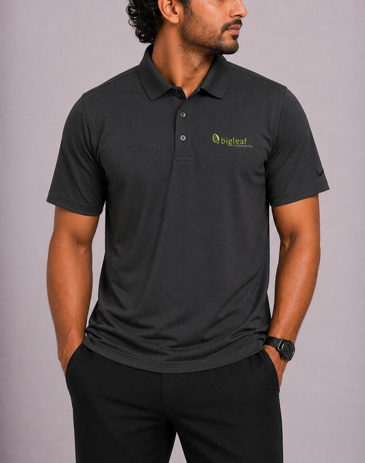 Nike Golf Men Sport Gray Polo T Shirt