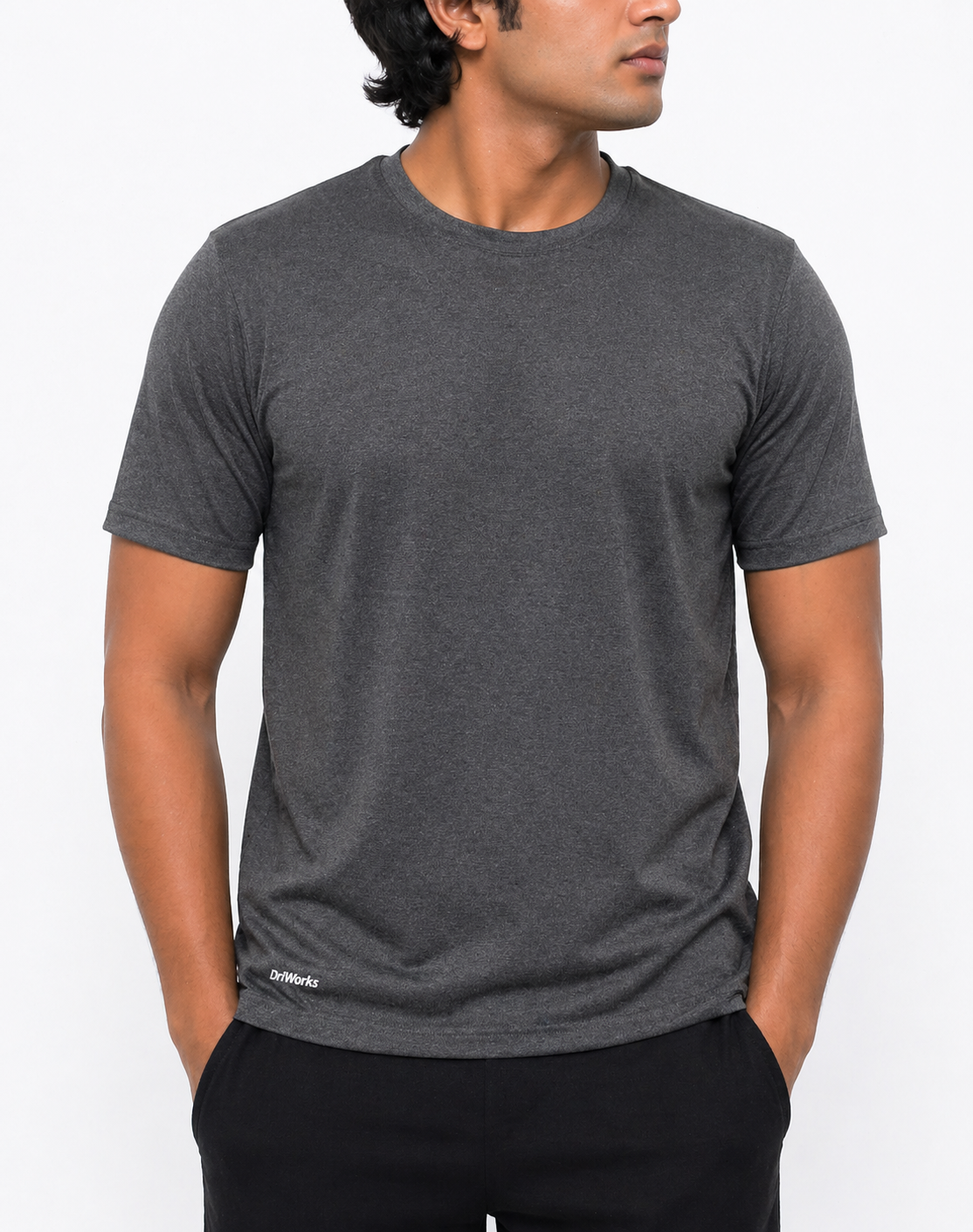 Athletic Men Sport Gray T Shirt