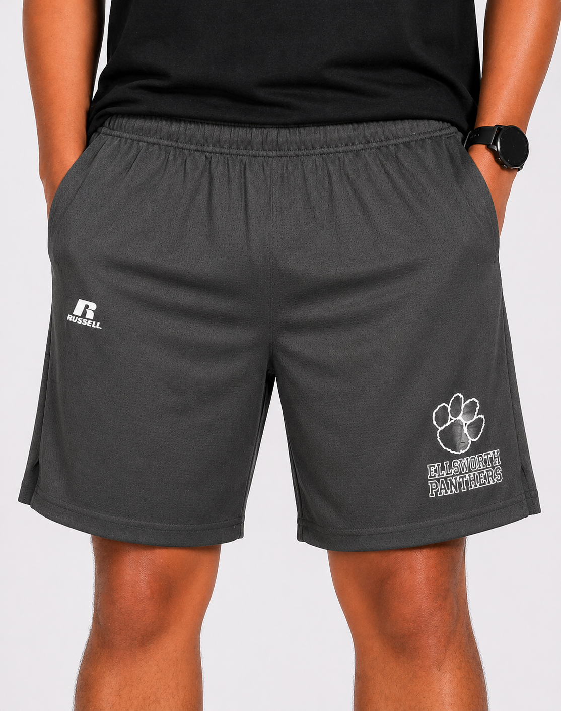 Russell Men Sport Gray Short