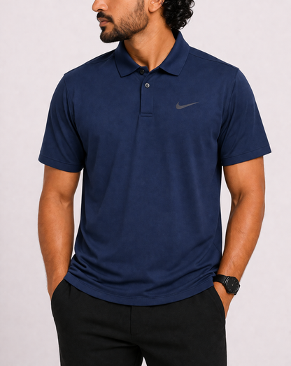 Nike Men Sport Blue Polo T Shirt – Preloved Labels