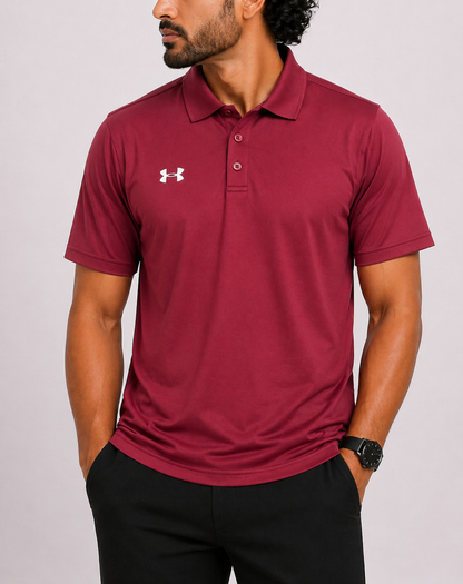 Under Armnour Men Sport Maroon Polo T Shirt – Preloved Labels