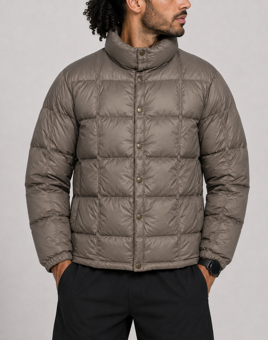 C.P Men Puffer Brown Jacket