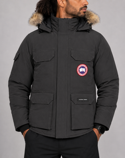 Canada Goose Men Puffer Black Jacket