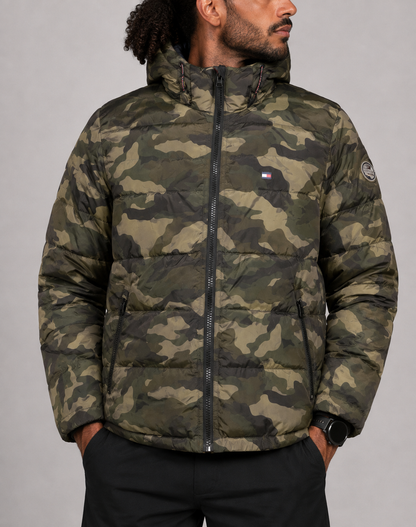 Tommy Hilfiger Men Puffer Camouflage Jacket