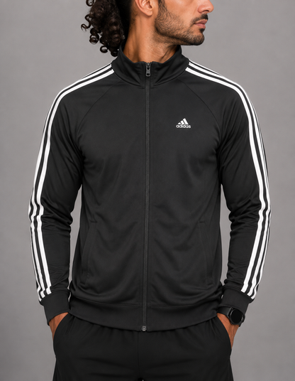 Adidas Men Sport Black Zipper S
