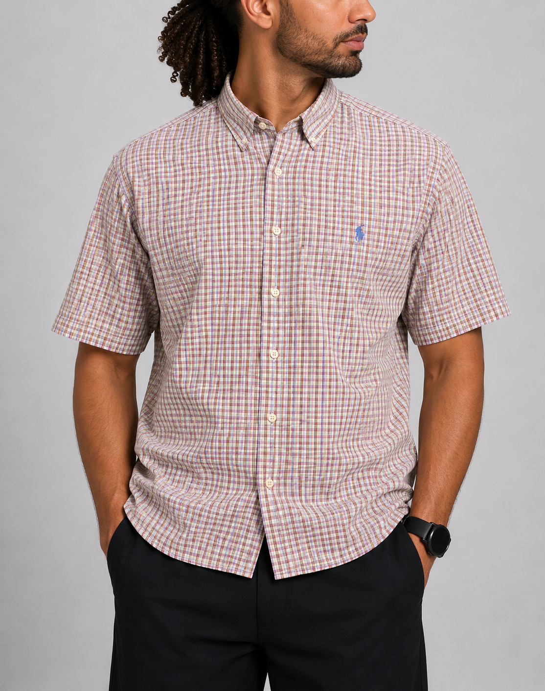 Polo Ralph Lauren Men Cotton Pink Shirt 2XL