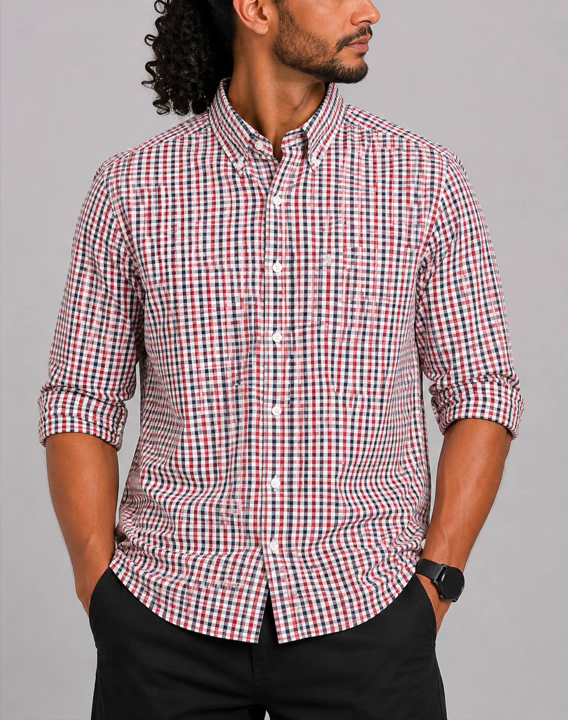 Levi's Men Cotton Red Shirt XL
