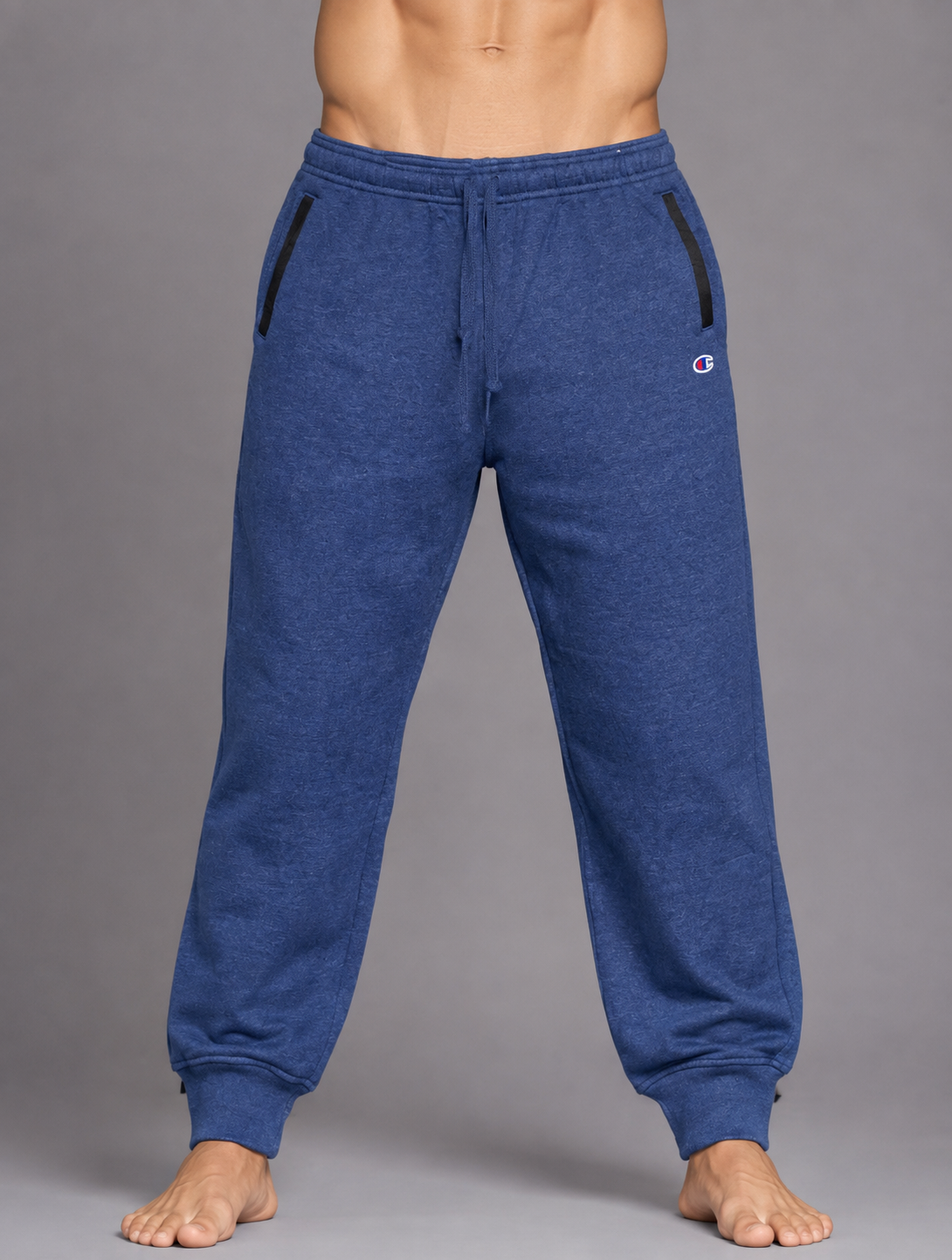Champion Men Cotton Blue Trouser L