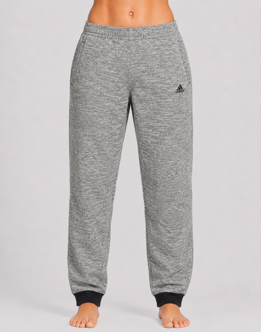 Adidas Women Black Cotton Trouser L