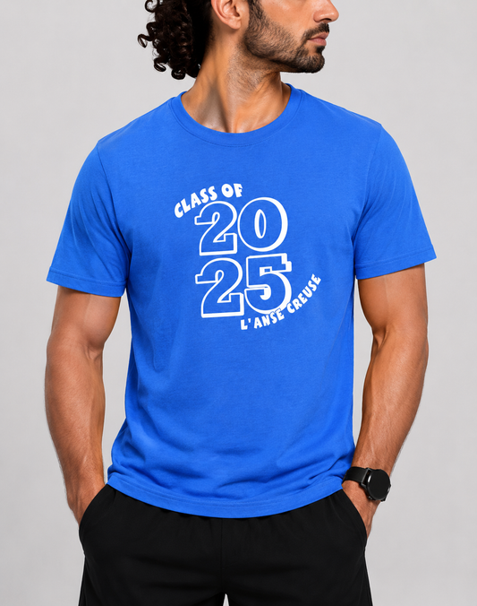 Gildan Men Cotton Blue T Shirt XL