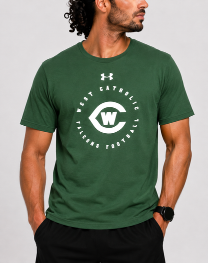 Under Armour Men Cotton Green T Shirt M