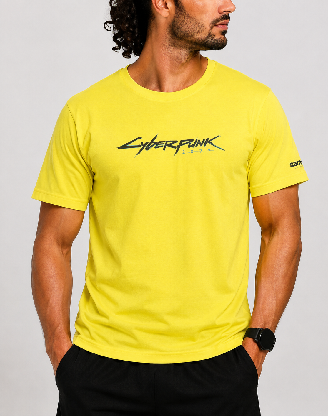 Bella Canvas Men Cotton Yellow T Shirt XL
