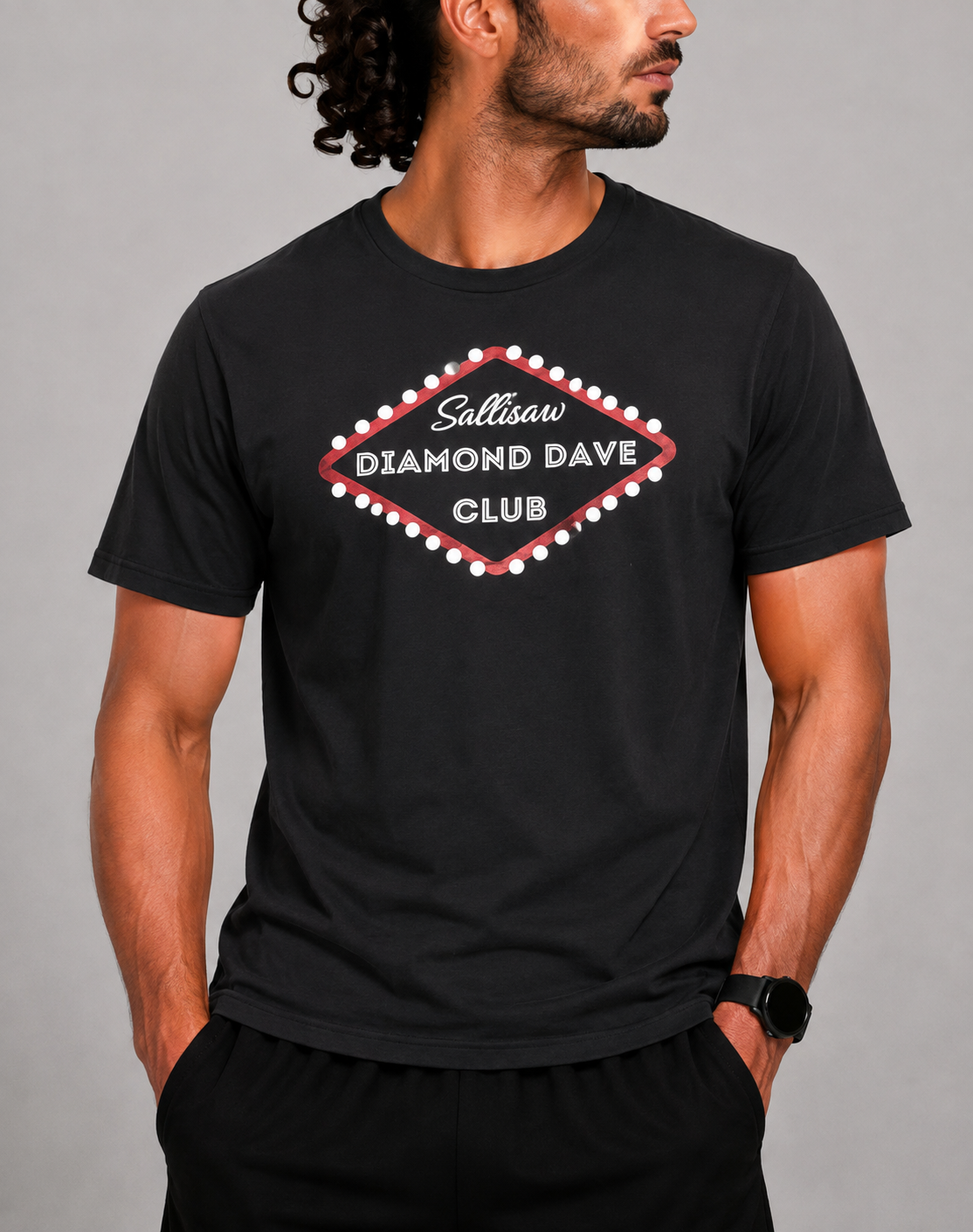 Port & Company Men Cotton Black T Shirt M