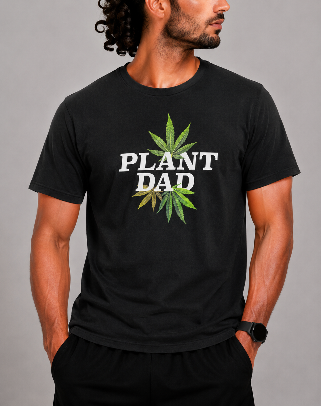 Port & Company Men Cotton Black T Shirt XL