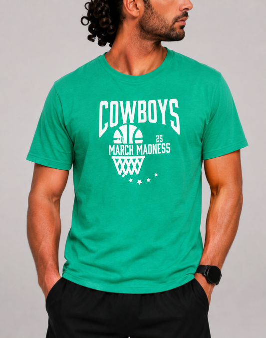 Gildan Men Cotton Green T Shirt L