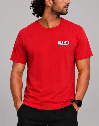 Port & Company Men Cotton Red T Shirt XL