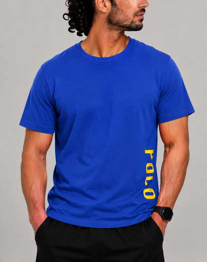 Polo Ralph Lauren Men Cotton Blue T Shirt L