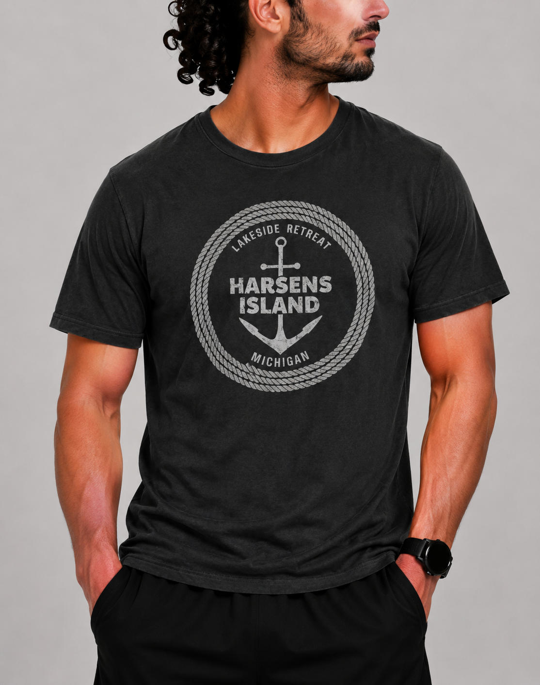 Live And Tell Men Cotton Black T Shirt M