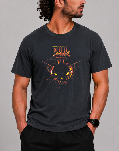 Gildan Men Cotton Black T Shirt XL