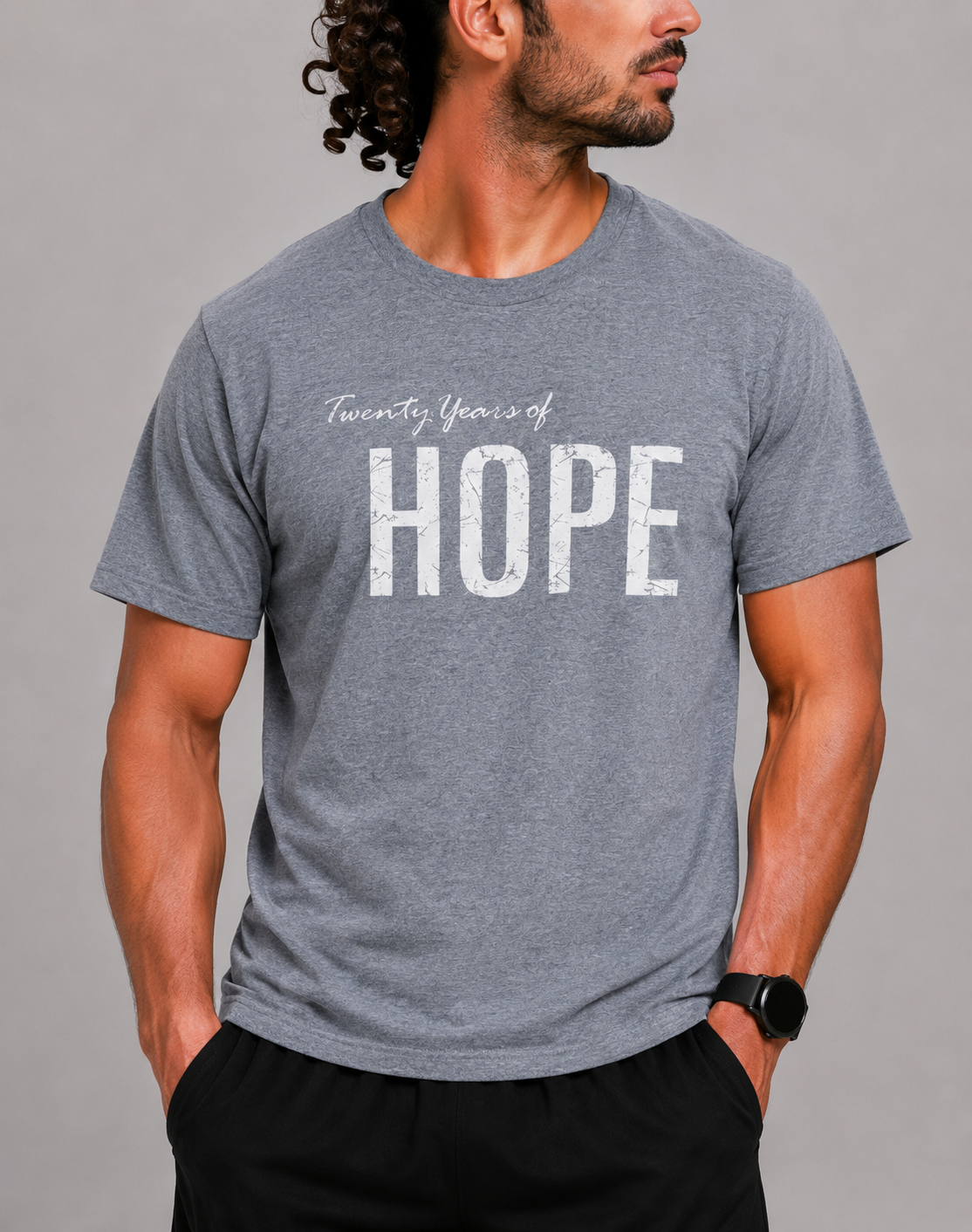 Gildan Men Cotton Gray T Shirt M