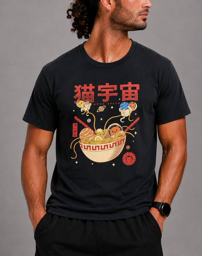 Threadless Men Cotton Black T Shirt M