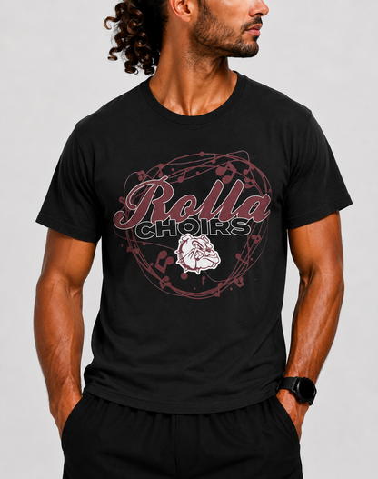 Gildan Men Cotton Black T Shirt L