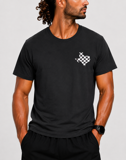 Gildan Men Cotton Black T Shirt L