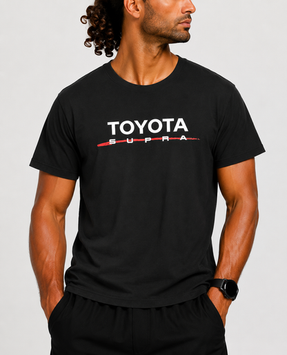Toyota Men Cotton Black T Shirt XL