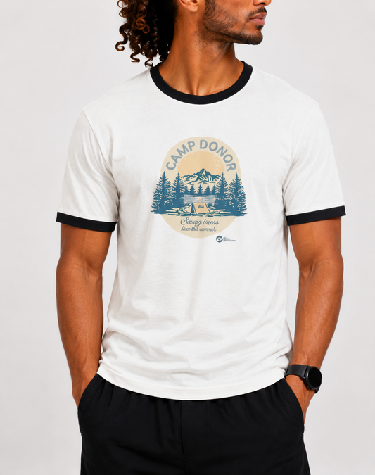 Port & Company Men Cotton White T Shirt M