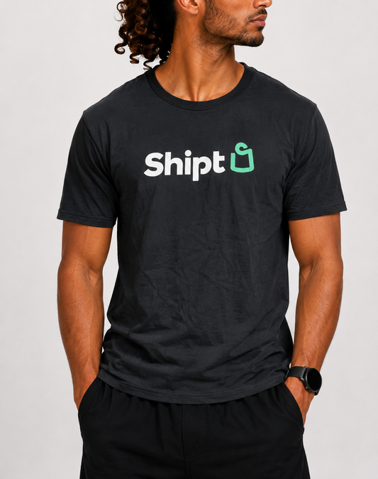 Gildan Men Cotton Black T Shirt L