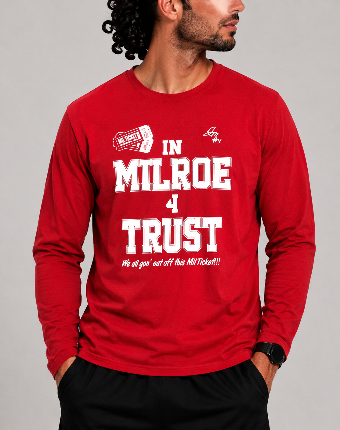 Gildan Men Cotton Red T Shirt L