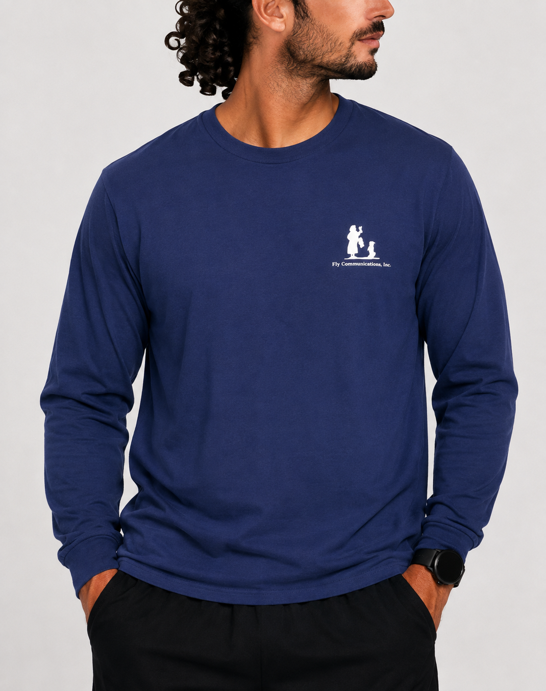Jerzees Men Cotton Blue T Shirt XL