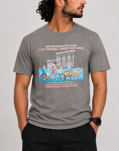 Gildan Men Cotton Gray T Shirt M