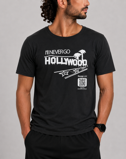 Funny Or Die Men Cotton Black T Shirt L