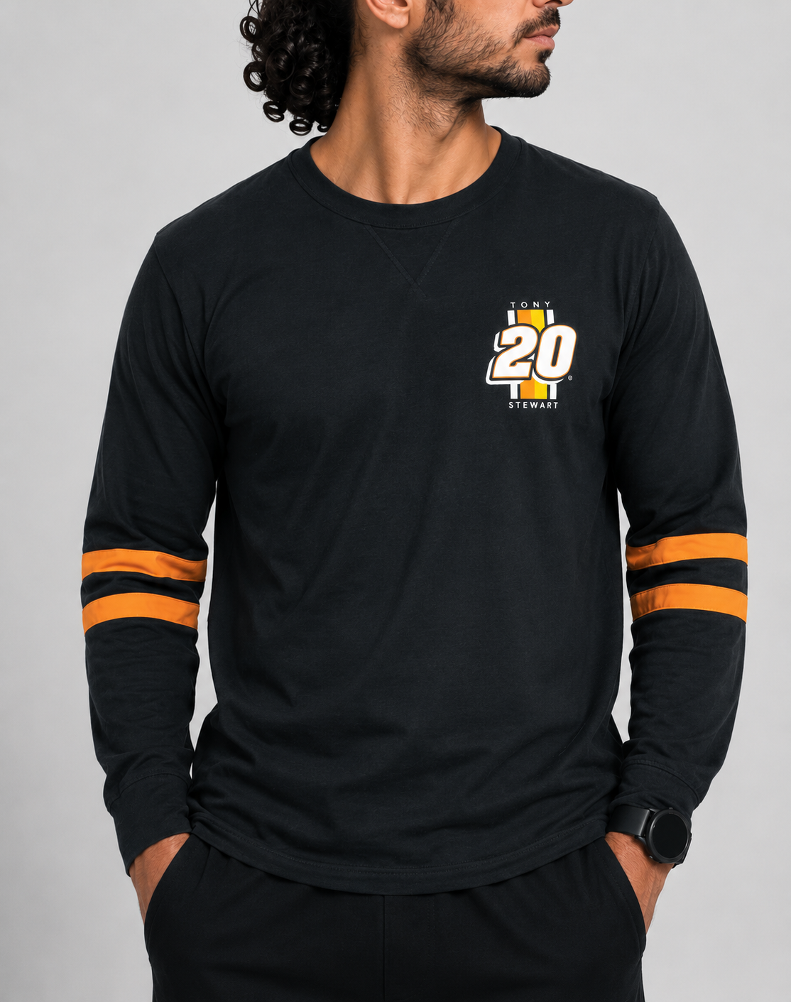 Competitors Men Cotton Black T Shirt XL