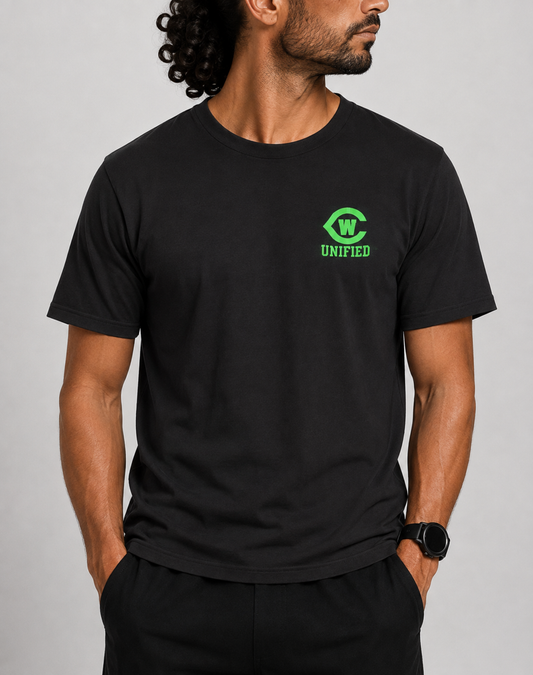 Gildan Men Cotton Black T Shirt L