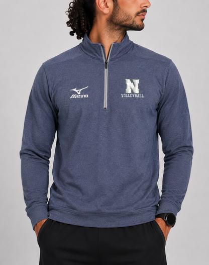 Mizuno Men Cotton Fleece Blue Sweatshirt XS