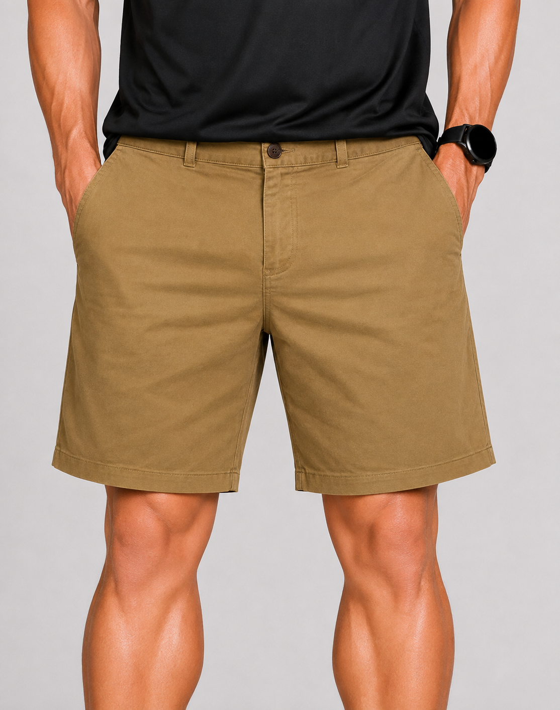 Old Navy Men Cotton Khaki Short