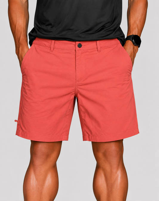 The North Face Men Cotton Red Short