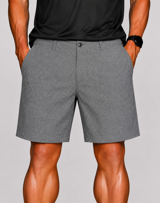 Ben Hogan Men Cotton Gray Short