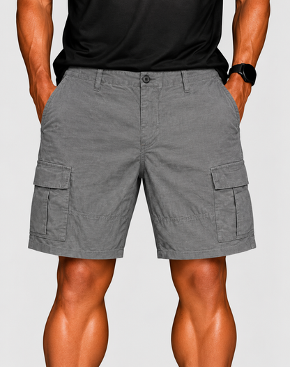 Old Navy Men Cotton Gray Short