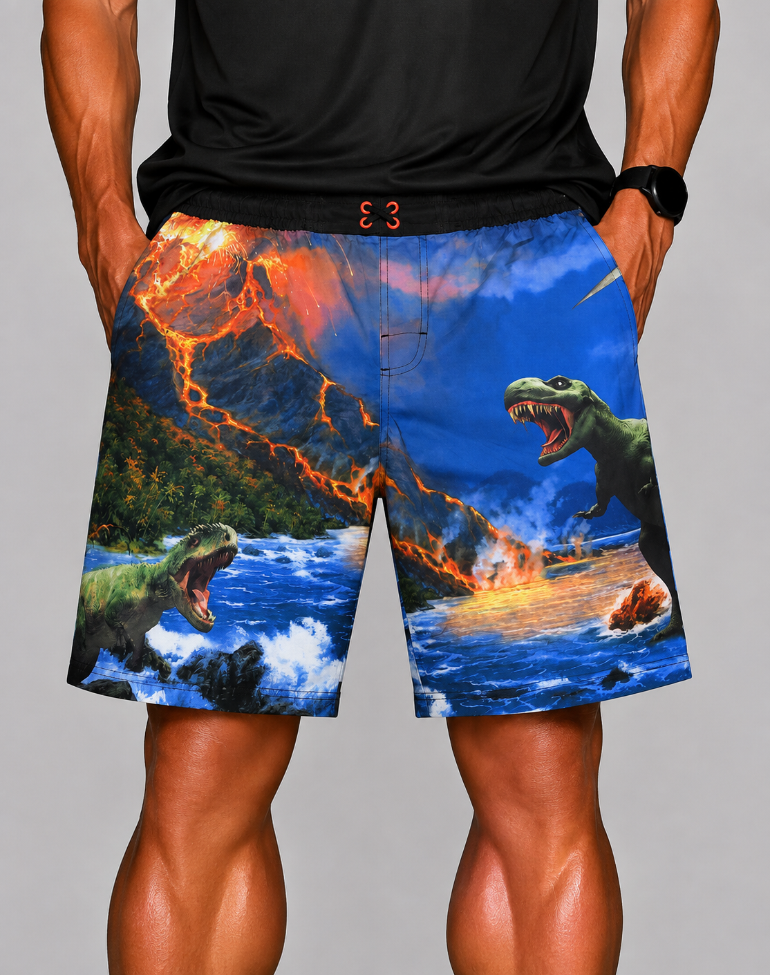 Wonder Nation Men Sport Blue Short