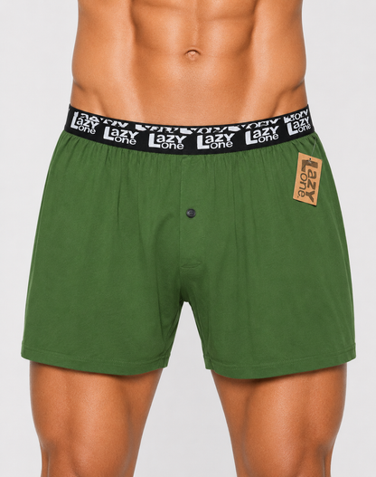 Lazy One Men Cotton Green Underwear