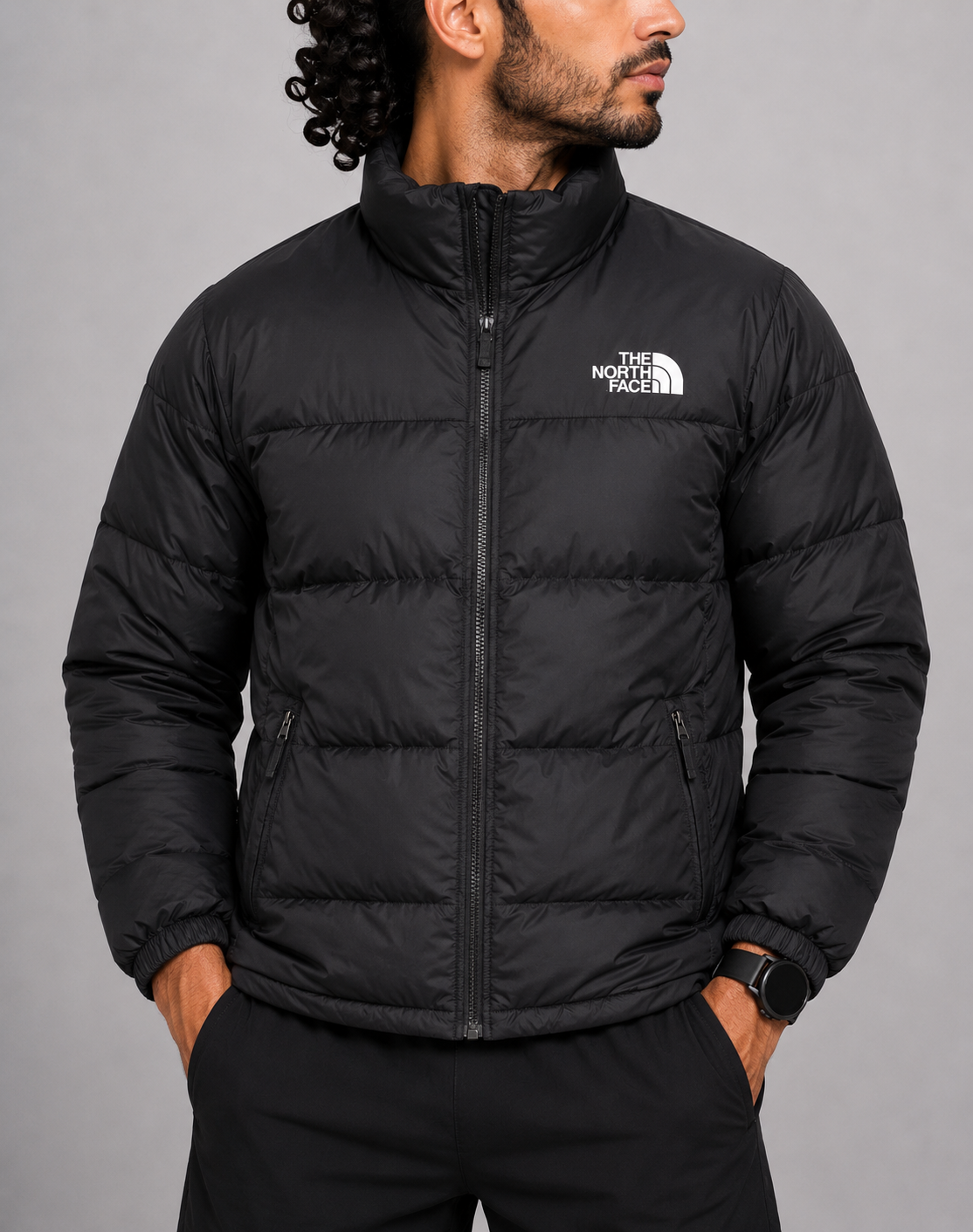 The North Face Men Puffer 700 Fill Black Jacket