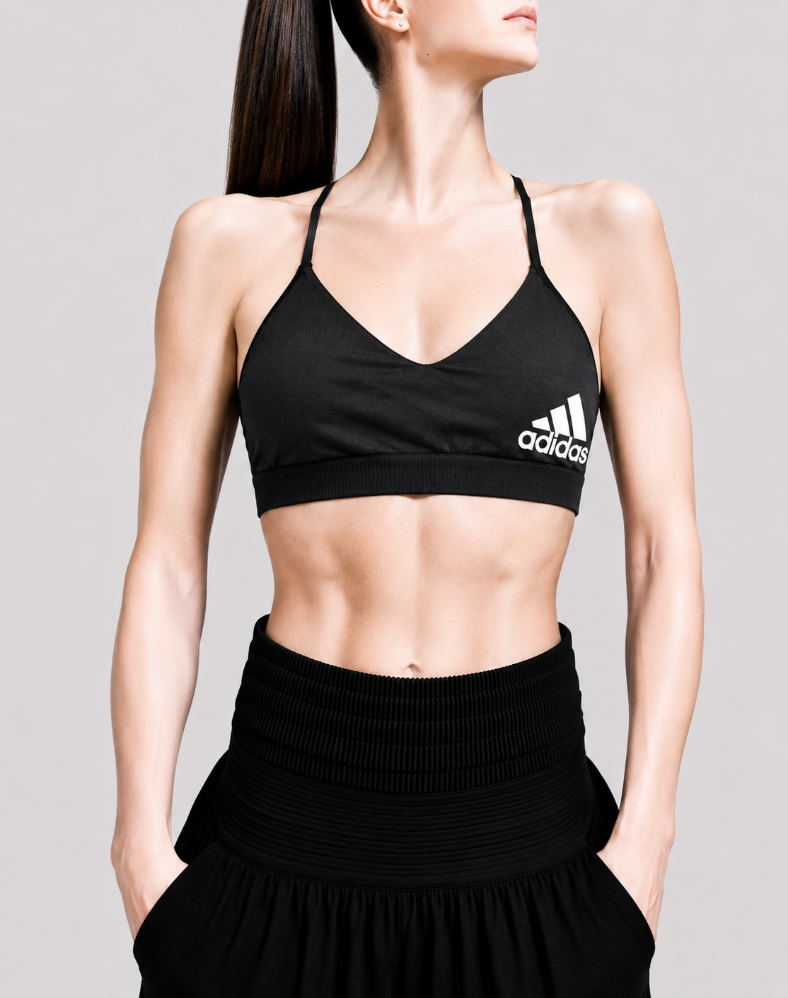 Adidas Women Black Sport Bra S