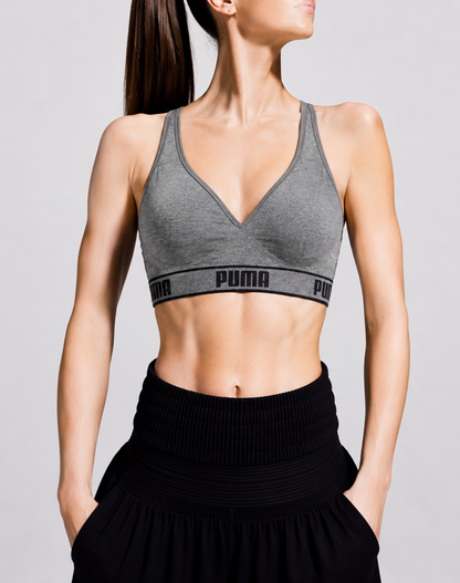 Puma Women Gray Sport Bra