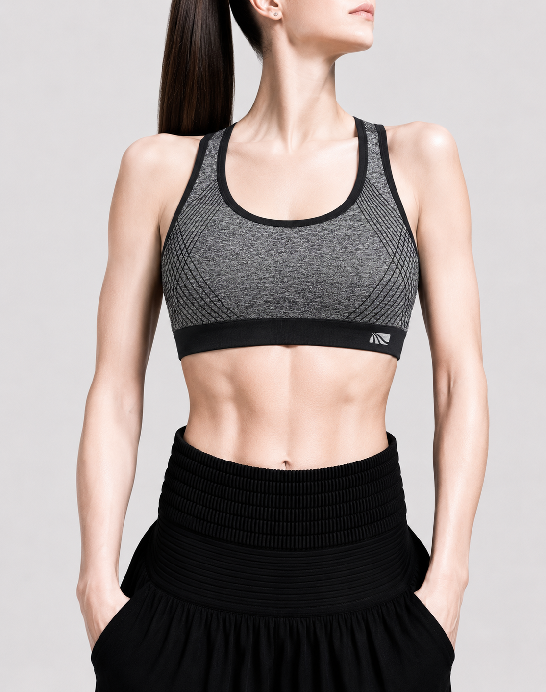Marika Women Gray Sport Bra